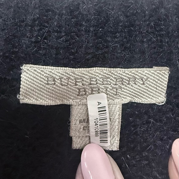 Women’s black Burberry Brit mohair sweater medium - Picture 3 of 9